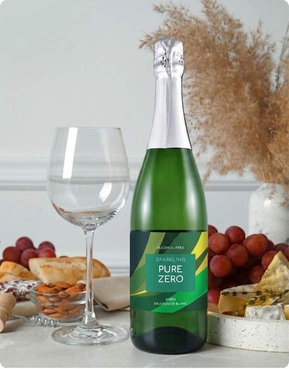Glass of inclusive wine